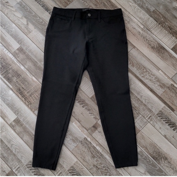 Ann Taylor Devin Ponte Super Skinny Modern Fit Stretch Pants Black size 8 - Picture 10 of 10